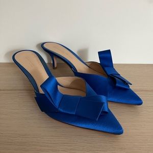 Gianvito Rossi “Kyoto 55” Kitten Heel Mules